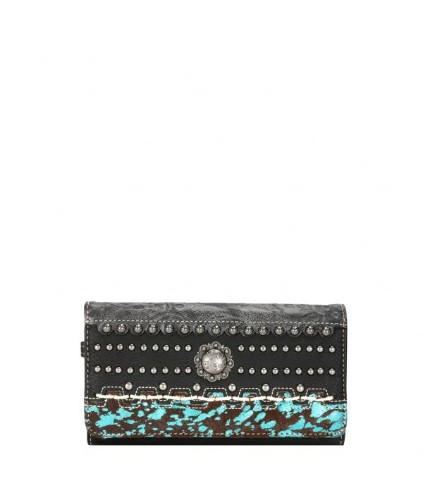 New Arrival :: Wholesale Trinity Ranch Hair On Cowhide Wallet
