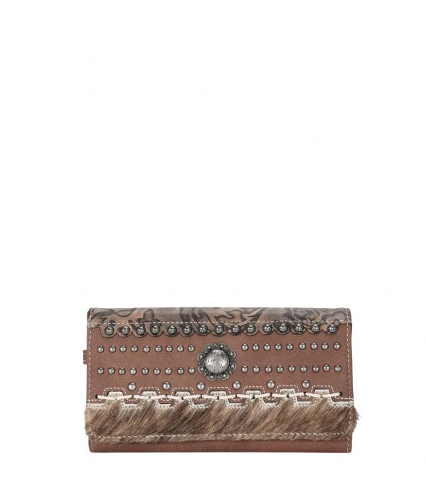 New Arrival :: Wholesale Trinity Ranch Hair On Cowhide Wallet