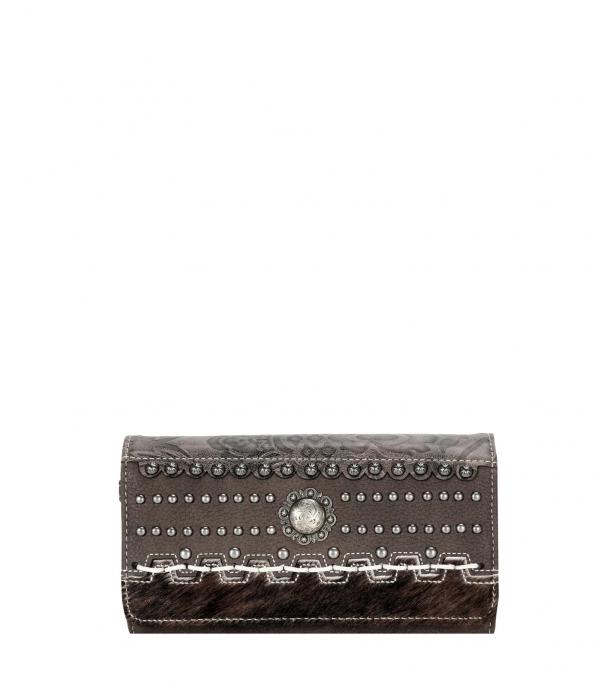 New Arrival :: Wholesale Trinity Ranch Hair On Cowhide Wallet