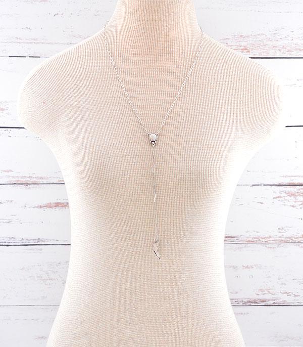 NECKLACES :: TRENDY :: Wholesale Western Dainty Lightning Bolt Necklace