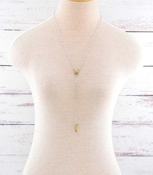 NECKLACES :: TRENDY :: Wholesale Western Semi Stone Lariat Necklace