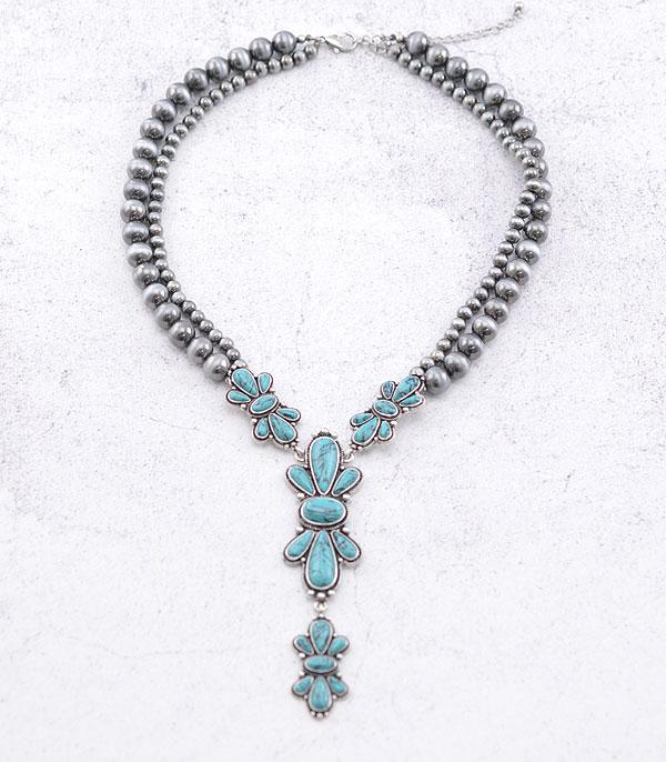 <font color=Turquoise>TURQUOISE JEWELRY</font> :: Wholesale Western Turquoise Statement Necklace