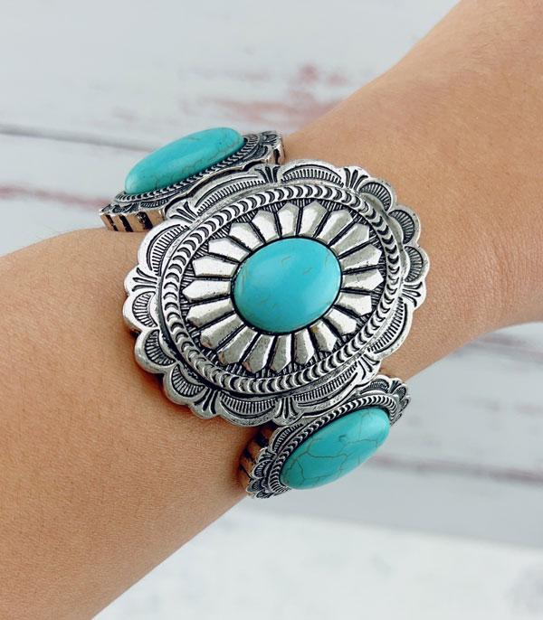 <font color=Turquoise>TURQUOISE JEWELRY</font> :: Wholesale Western Turquoise Chunky Bracelet