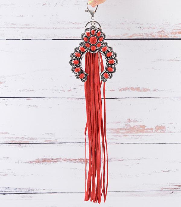 <font color=black>SALE ITEMS</font> :: MISCELLANEOUS :: Wholesale Squash Blossom Fringe Keychain