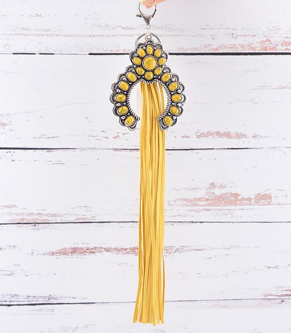 <font color=BLUE>WATCH BAND/ GIFT ITEMS</font> :: KEYCHAINS :: Wholesale Squash Blossom Fringe Keychain