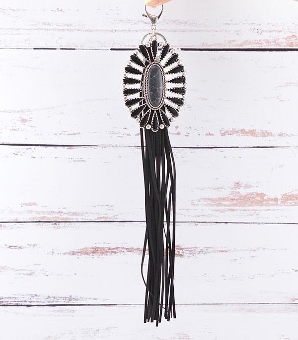 <font color=black>SALE ITEMS</font> :: MISCELLANEOUS :: Wholesale Western Concho Fringe Charm Keychain