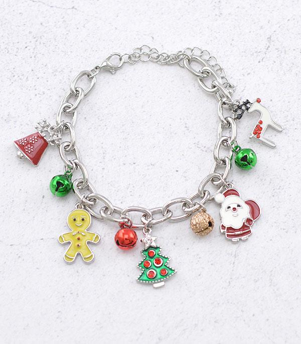 <font color=GREEN>HOLIDAYS</font> :: Wholesale Christmas Charm Bracelet