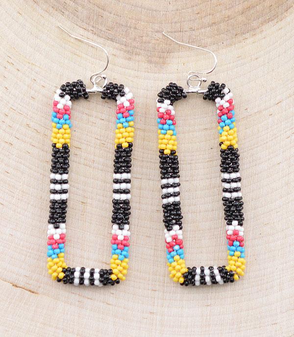 New Arrival :: Wholesale Western Navajo Seed Bead Earrings