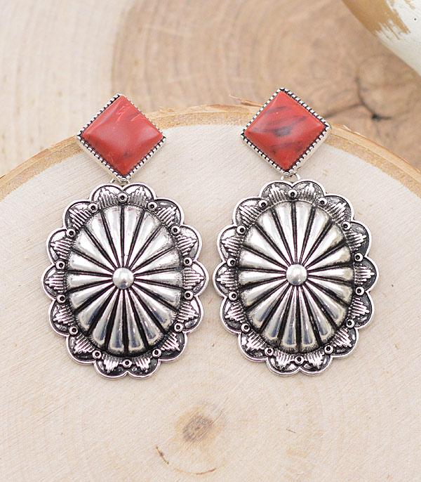 EARRINGS :: WESTERN POST EARRINGS :: Wholesale Western Concho Post Earrings