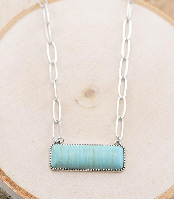 <font color=Turquoise>TURQUOISE JEWELRY</font> :: Wholesale Western Turquoise Bar Necklace