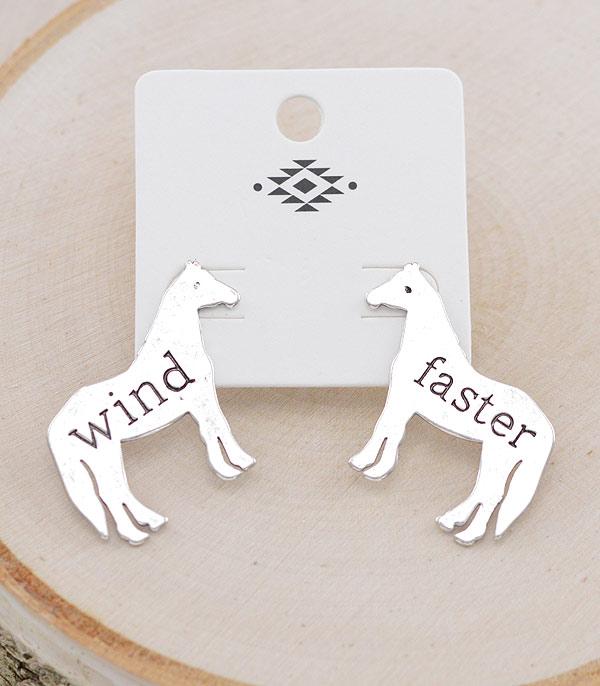 EARRINGS :: POST EARRINGS :: Wholesale Farm Animal Horse Earrings