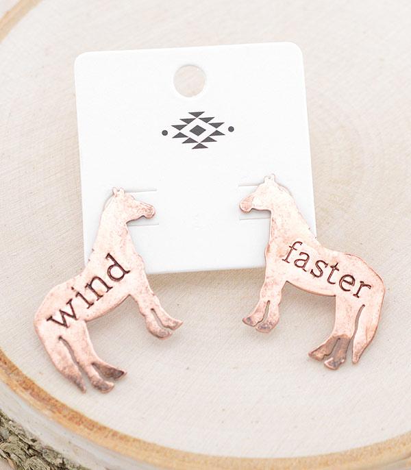 EARRINGS :: POST EARRINGS :: Wholesale Farm Animal Horse Earrings