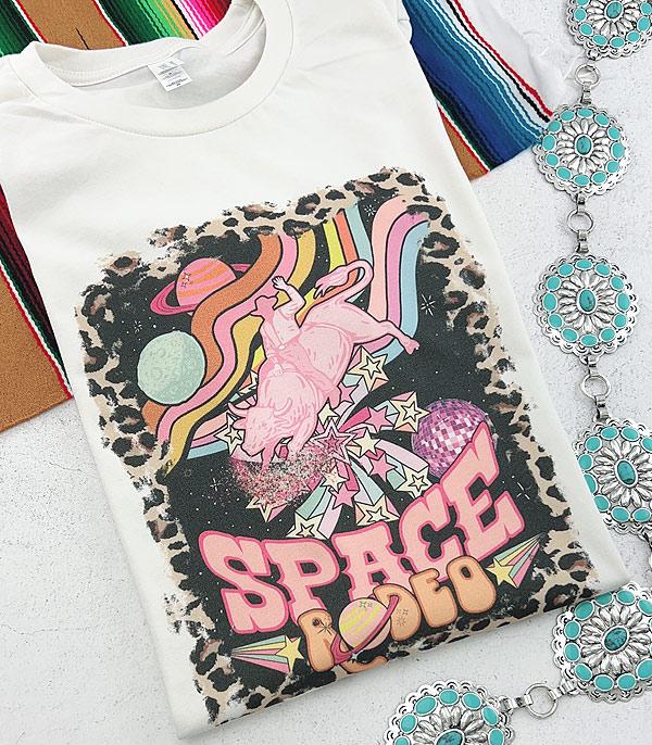 GRAPHIC TEES :: GRAPHIC TEES :: Wholesale Space Rodeo Western Graphic Tshirt