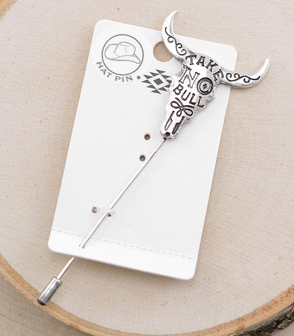 New Arrival :: Wholesale Western Steer Head Hat Pin