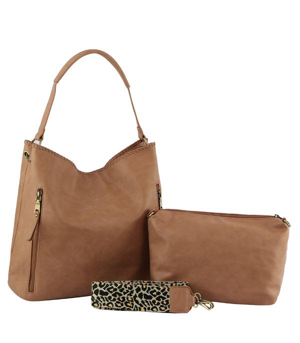HANDBAGS :: CONCEAL CARRY I SET BAGS :: Wholesale 2 In 1 Guitar Strap Hobo Bag