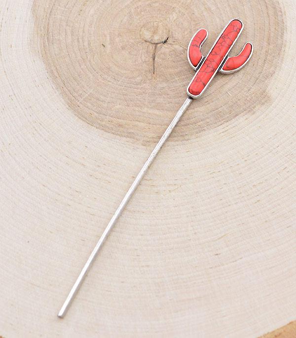 HATS I HAIR ACC :: HAIR ACCESSORIES :: Wholesale Western Cactus Hair Bun Pin Stick