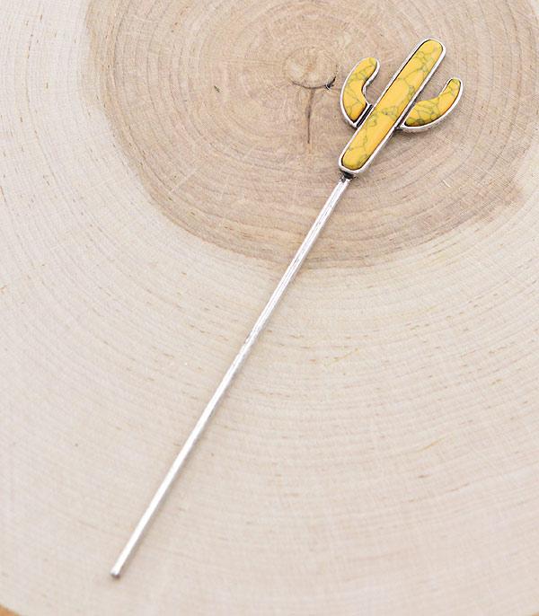 HATS I HAIR ACC :: HAIR ACCESSORIES :: Wholesale Western Cactus Hair Bun Pin Stick