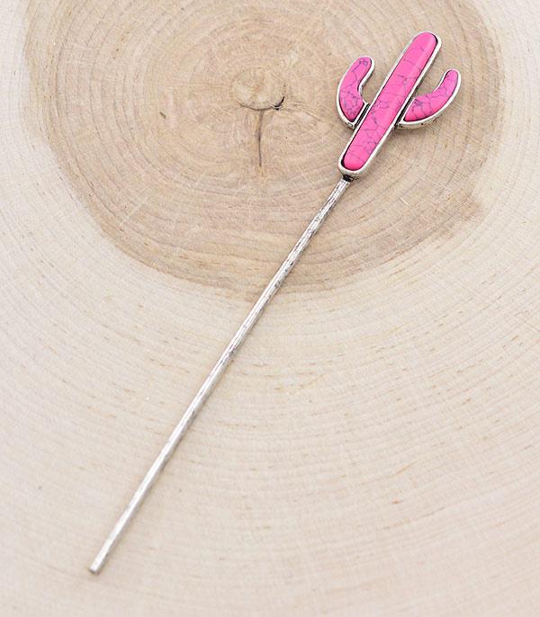 HATS I HAIR ACC :: HAIR ACCESSORIES :: Wholesale Western Cactus Hair Bun Pin Stick