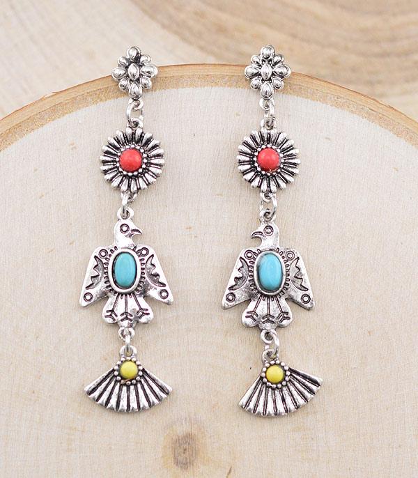 WHAT'S NEW :: Wholesale Western Thunderbird Drop Earrings