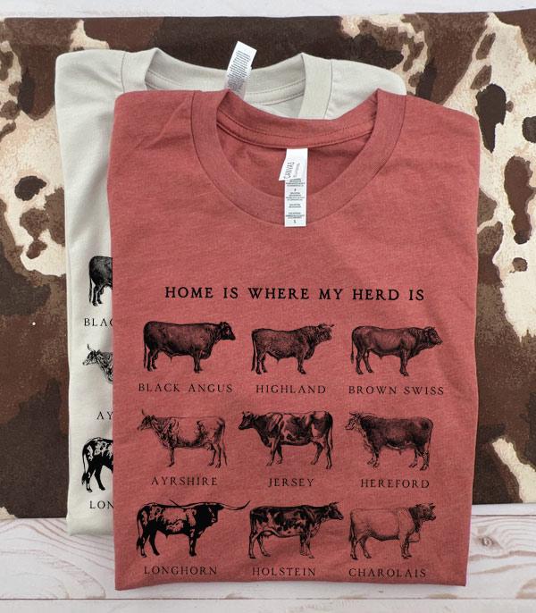 GRAPHIC TEES :: GRAPHIC TEES :: Wholesale Western Cow Love Graphic Tshirt