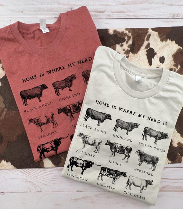 GRAPHIC TEES :: GRAPHIC TEES :: Wholesale Western Cow Love Graphic Tshirt