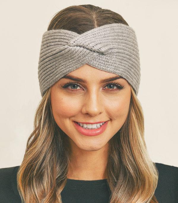 HATS I HAIR ACC :: BEANIES I HEADWRAP :: Wholesale Cold Weather Knit Headband