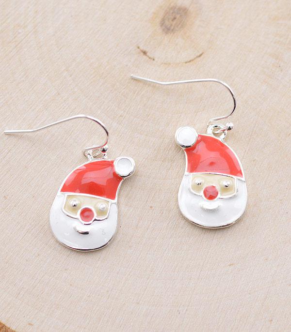 <font color=GREEN>HOLIDAYS</font> :: JEWELRY I BAGS :: Wholesale Christmas Santa Earrings
