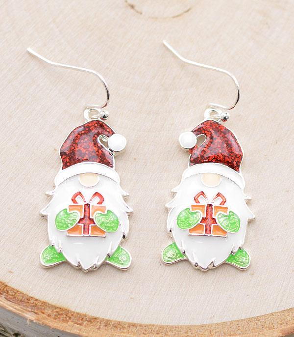 New Arrival :: Wholesale Christmas Gnome Earrings