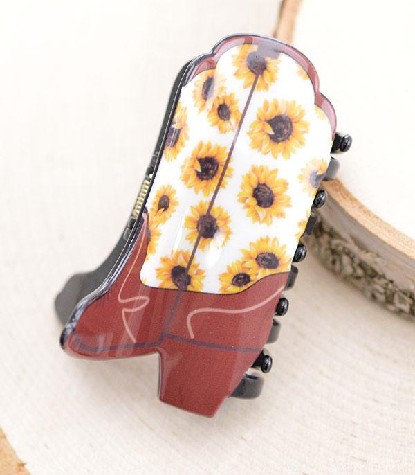 New Arrival :: Wholesale Cowboy Boots Claw Hair Clip