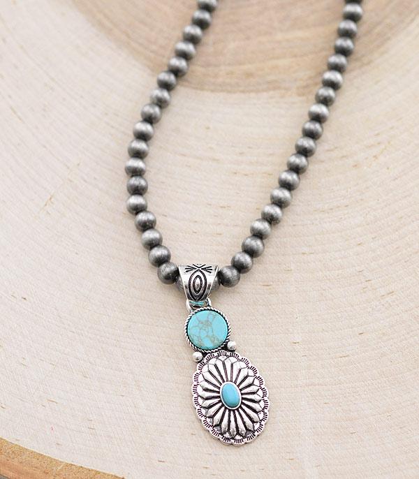 New Arrival :: Wholesale Western Concho Necklace