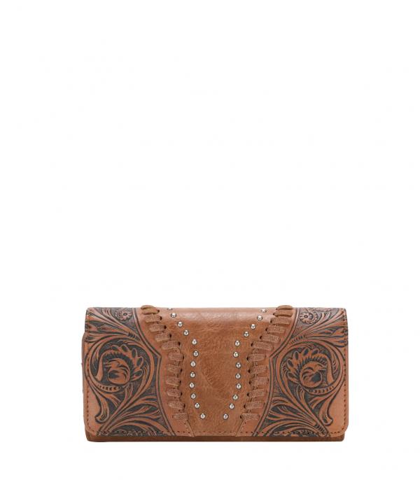 New Arrival :: Wholesale Trinity Ranch Tooled Wallet
