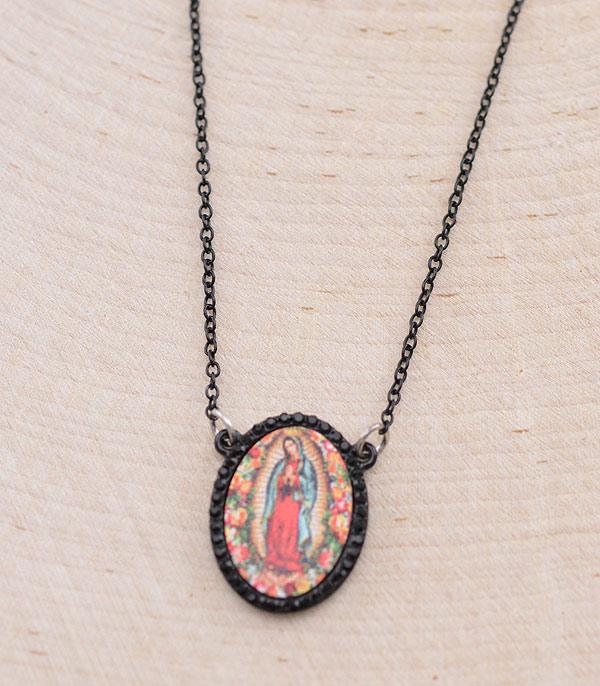 NECKLACES :: CHAIN WITH PENDANT :: Wholesale Lady Of Guadalupe Necklace