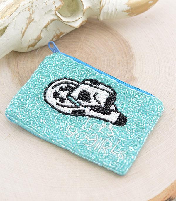 New Arrival :: Wholesale Lets Go Girls Beaded Coin Purse