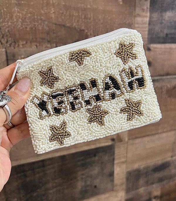 New Arrival :: Wholesale Yeehaw Beaded Coin Purse