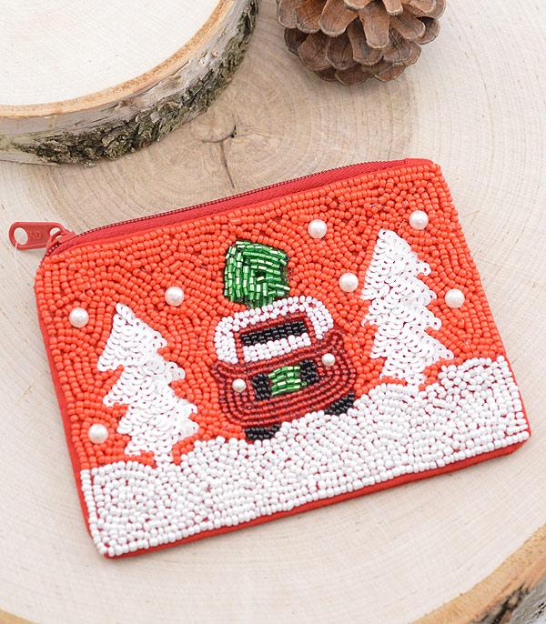 New Arrival :: Wholesale Christmas Beaded Coin Purse