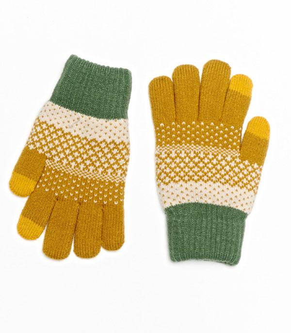 GLOVES :: Wholesale Smart Touch Winter Knit Gloves