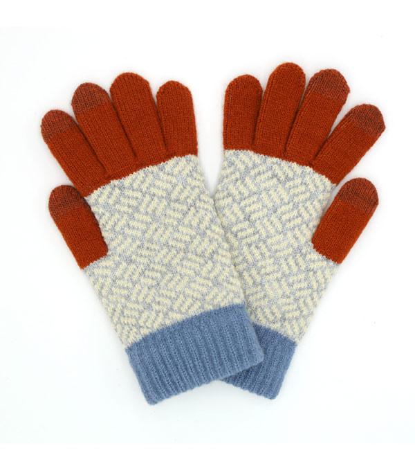 GLOVES :: Wholesale Smart Touch Winter Knit Gloves