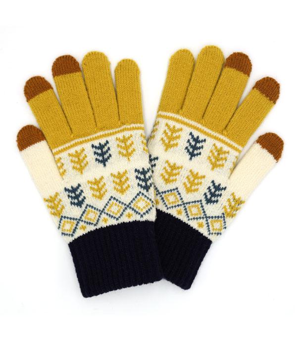 GLOVES :: Wholesale Smart Touch Winter Knit Gloves