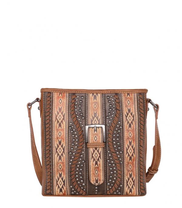 New Arrival :: Wholesale Montana West Aztec Concealed Crossbody 
