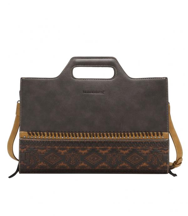 MONTANAWEST BAGS :: WESTERN PURSES :: Wholesale Montana West Aztec Laptop Case