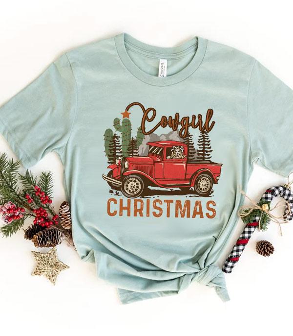 New Arrival :: Wholesale Western Cowgirl Christmas Vintage Tshirt