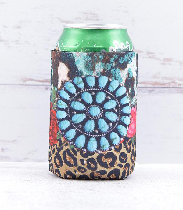 <font color=BLUE>WATCH BAND/ GIFT ITEMS</font> :: GIFT ITEMS :: Wholesale Tipi Western Print Drink Sleeve