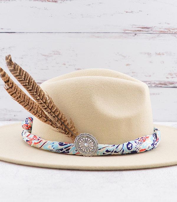 New Arrival :: Wholesale Western Concho Feather Hat Pin