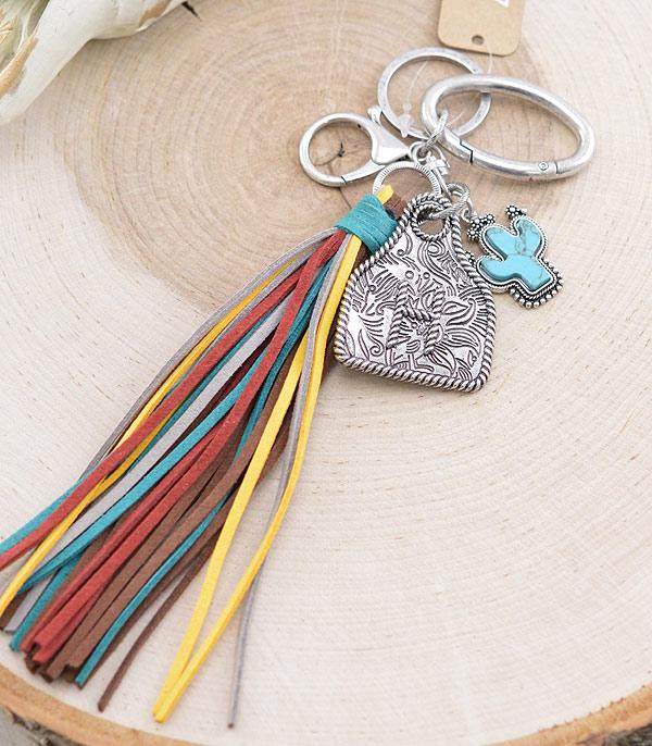 New Arrival :: Wholesale Tipi Cattle Tag Initial Keychain