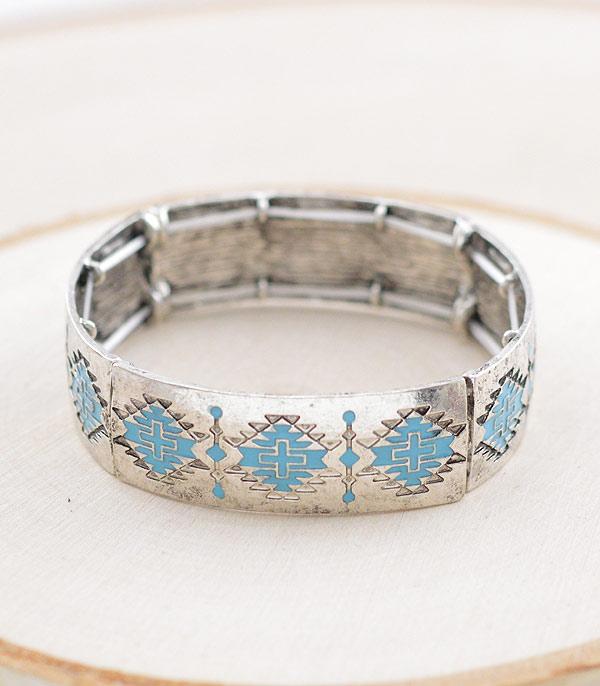 New Arrival :: Wholesale Western Aztec Pattern Bangle Bracelet