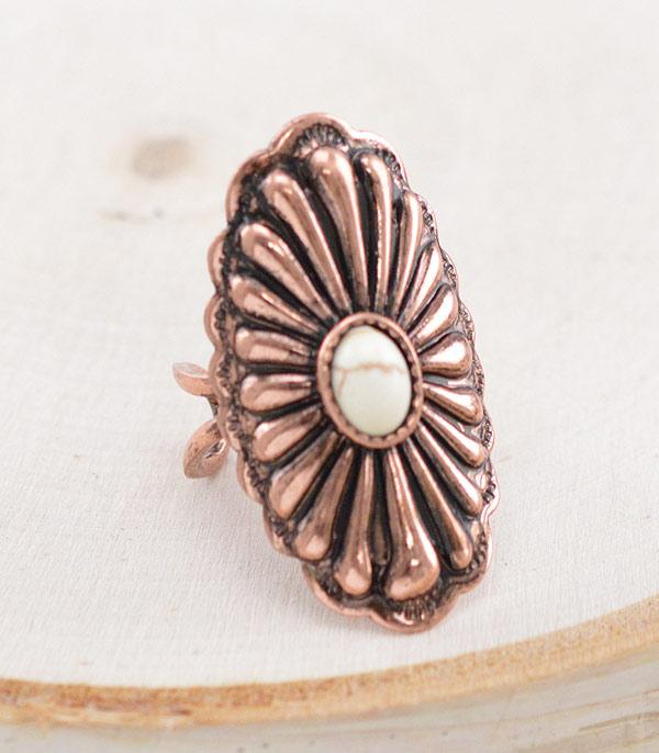 RINGS :: Wholesale Tipi Western Concho Cuff Ring
