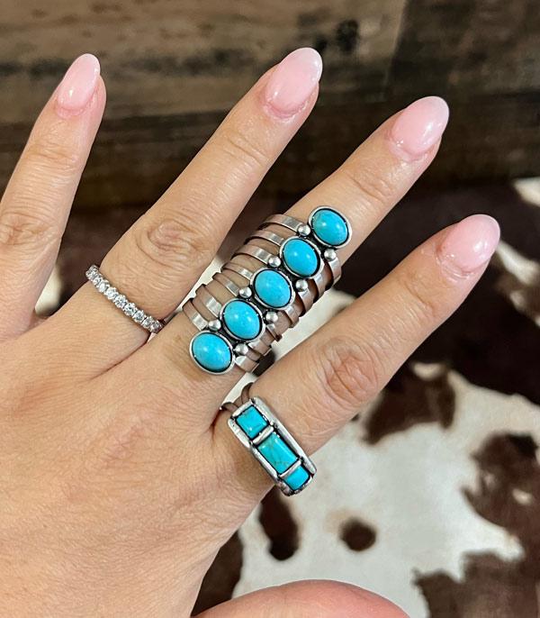 New Arrival :: Wholesale Tipi Turquoise Statement Ring