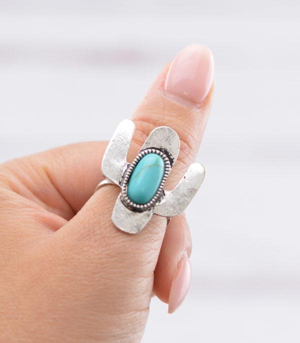New Arrival :: Wholesale Tipi Cactus Cuff Ring