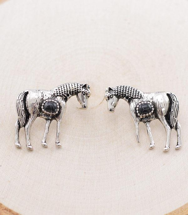 EARRINGS :: WESTERN POST EARRINGS :: Wholesale Western Horse Earrings