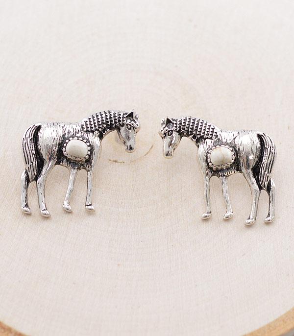 EARRINGS :: WESTERN POST EARRINGS :: Wholesale Western Horse Earrings